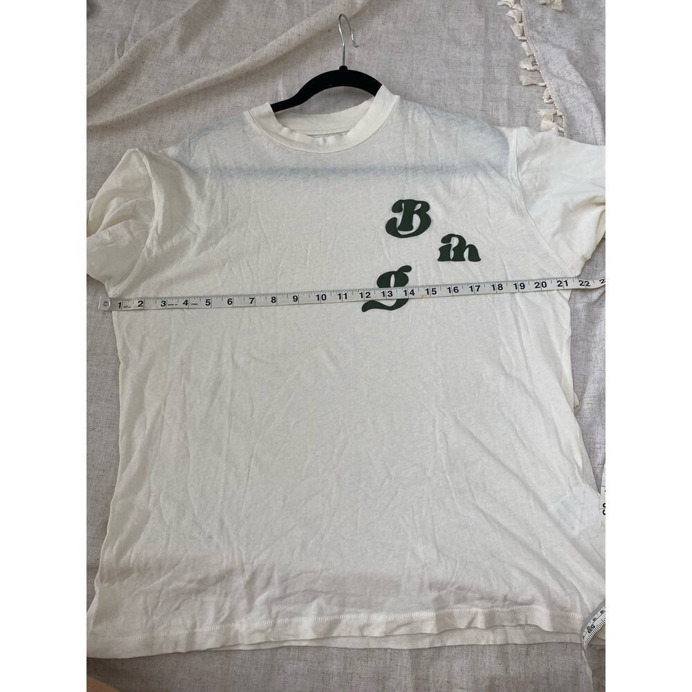 Anine Bing Ashton Vintage Cream Bing Tee Size Small - Picture 8 of 14